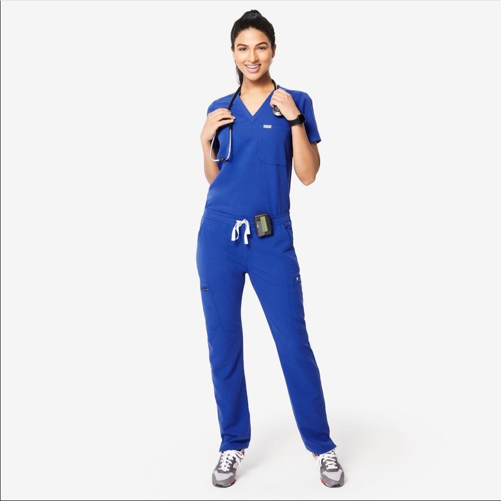 FIGS scrub set NWT Winning Blue